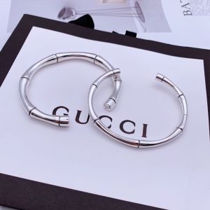 Gucci Bamboo Cuff Bracelet In Silver