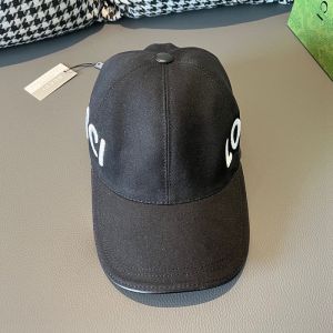 Gucci Baseball Hat with Loved Gucci Canvas Black