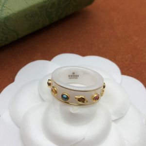 Gucci Icon Ceramic Ring In White