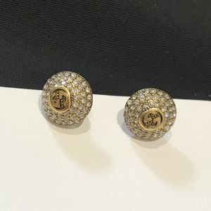 Gucci Interlocking G Diamond Earrings In Gold