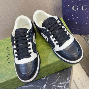 Gucci Mac80 Sneakers Unisex Leather Black/White