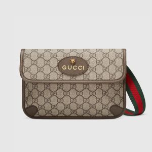 Gucci Neo Vintage Belt Bag In GG Supreme Canvas Beige/Brown