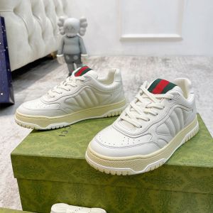 Gucci Screener Sneakers Unisex Leather White