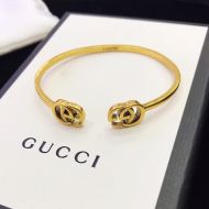 Gucci GG Running Cuff Bracelet In Gold
