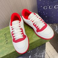 Gucci Mac80 Sneakers Unisex Leather White/Red