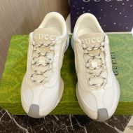 Gucci Run Sneakers Unisex Leather White